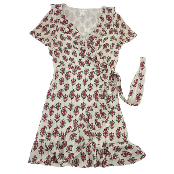 Club Monaco Silk Wrap Dress Small - Picture 7 of 15